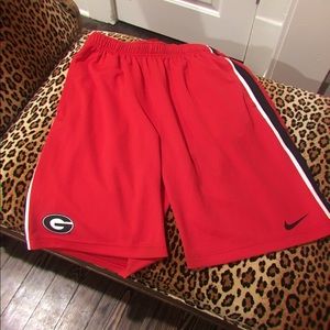 Georgia Men’s Medium Red Shorts Nike